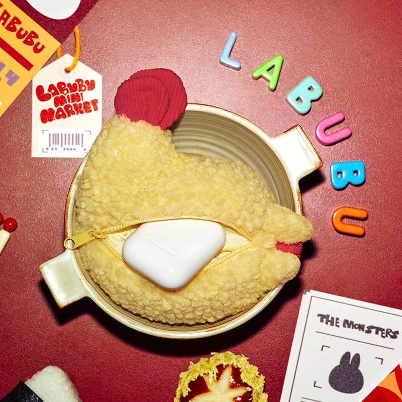 Labubu The Monsters-Wacky Mart shrimp Earphone Case